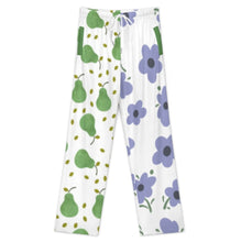 Charger l'image dans la galerie, Pantalon de pyjama long ample pour femme bas de pyjama ample tailles jusqu'à 5XL personnalisée avec prénom motif texte (conception multi-images)