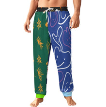 Charger l'image dans la galerie, Pantalon de survêtement élastique pour homme avec poches LM132 tailles S-4XL personnalisée avec prénom motif texte (conception multi-images)