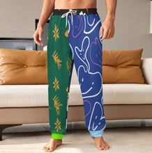 Charger l'image dans la galerie, Pantalon de survêtement élastique pour homme avec poches LM132 tailles S-4XL personnalisée avec prénom motif texte (conception multi-images)