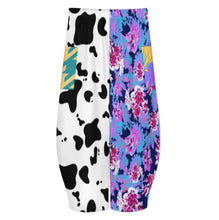 Charger l'image dans la galerie, Pantalon large décontracté taille haute pour femme SZK personnalisée avec prénom motif texte (conception multi-images)