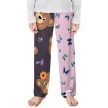 Charger l'image dans la galerie, Pantalon de pyjama droit unisexe enfant D31P personnalisée avec prénom motif texte (conception multi-images)