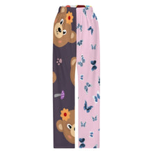 Charger l'image dans la galerie, Pantalon de pyjama droit unisexe enfant D31P personnalisée avec prénom motif texte (conception multi-images)