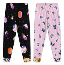 Charger l'image dans la galerie, Pantalon de pyjama pour garçons et filles D29P Pantalon de sommeil doux personnalisé avec photo texte prénom (conception multi-images)