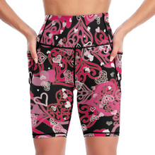 Charger l'image dans la galerie, Pantalon de yoga court pour femme Sport Yoga Short YJ008 personnalisé avec texte de motif photo (conception multi-images)