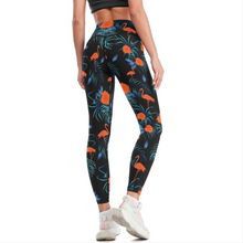 Charger l'image dans la galerie, Pantalon de yoga femme legging sport gym YJ033 personnalisé avec texte motif photo (conception multi-images)