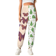 Charger l'image dans la galerie, Pantalon de yoga pour femme JJ1228 pantalon de jogging de sport de loisirs personnalisée avec prénom motif texte (conception multi-images)