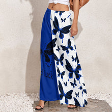 Charger l'image dans la galerie, Pantalon large chic femme en polyester NP personnalisé avec photo motif texte (conception multi-images)