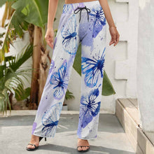 Charger l'image dans la galerie, Pantalon large femme chic moderne NZ203 personnalisé avec photo logo texte motif (impression des multi-images)