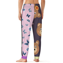 Charger l'image dans la galerie, Pantalon pyjama doux homme D27P personnalisée avec prénom motif texte (conception multi-images)