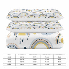 Charger l'image dans la galerie, Parure de lit 3 pièces imprimée simple face (1 housse de couette + 2 taies d'oreiller) personnalisé avec photo texte prénom