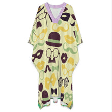 Charger l'image dans la galerie, Peignoir homme col V manches papillon YKL01 personnalisée avec prénom motif texte (conception multi-images)