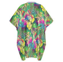 Charger l'image dans la galerie, Peignoir homme col V manches papillon YKL01 personnalisée avec prénom motif texte (conception multi-images)