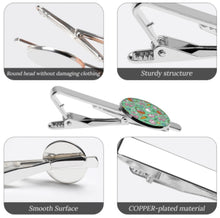 Charger l'image dans la galerie, Pinces à cravate (lot de 2 avec différents motifs) personnalisée avec prénom motif texte