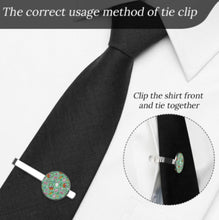 Charger l'image dans la galerie, Pinces à cravate (lot de 2 avec différents motifs) personnalisée avec prénom motif texte