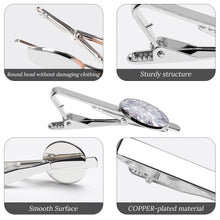 Charger l'image dans la galerie, Pinces à cravate une paire avec le même motif personnalisé avec photo texte prénom