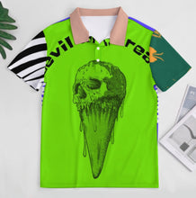 Charger l'image dans la galerie, Polo d'été en soie glacée pour homme B612 personnalisée avec prénom motif texte (conception multi-images)