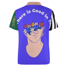 Charger l'image dans la galerie, Polo d'été en soie glacée pour homme B612 personnalisée avec prénom motif texte (conception multi-images)