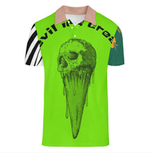 Charger l'image dans la galerie, Polo d'été en soie glacée pour homme B612 personnalisée avec prénom motif texte (conception multi-images)