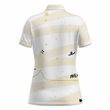 Charger l'image dans la galerie, Polo femme deux boutons MWL637 personnalisé avec photo texte prénom (conception une image)