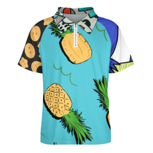 Charger l'image dans la galerie, Polo chemise fonctionnelle homme manches courtes sport ultra-léger avec zip LTPL20 personnalisé avec texte motif photo (conception multi-images)