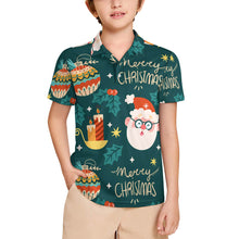 Charger l'image dans la galerie, Polo J62T manches courtes petit garçon personnalisé avec photo motif texte (conception une image)