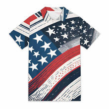 Charger l'image dans la galerie, Polos à manches courtes pour hommes TXLD personnalisé avec photo texte prénom (conception une image)