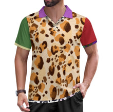 Charger l'image dans la galerie, Polos coupe standard pour hommes personnalisée avec prénom motif texte (conception multi-images)