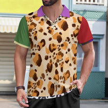 Charger l'image dans la galerie, Polos coupe standard pour hommes personnalisée avec prénom motif texte (conception multi-images)