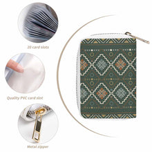 Charger l'image dans la galerie, Porte-cartes en cuir personnalisé avec photo texte prénom (conception une image)