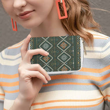 Charger l'image dans la galerie, Porte-cartes en cuir personnalisé avec photo texte prénom (conception une image)