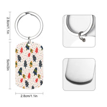 Charger l'image dans la galerie, Porte-clés en métal et plaques d'identité pour chien avec une image différente sur les deux côtés personnalisée avec prénom motif texte