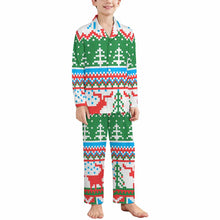 Charger l'image dans la galerie, Pyjama à manches longues pour enfants LM125 personnalisé avec photo texte prénom (conception une image)