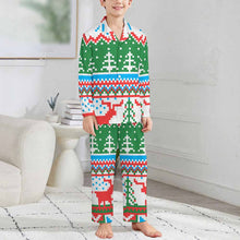 Charger l'image dans la galerie, Pyjama à manches longues pour enfants LM125 personnalisé avec photo texte prénom (conception une image)