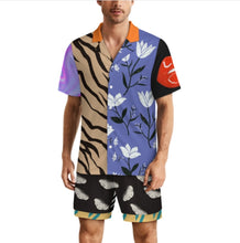 Charger l'image dans la galerie, Pyjama homme 2 pièces manches courtes LM135 personnalisée avec prénom motif texte (conception multi-images)