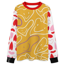 Charger l'image dans la galerie, Pyjama ras du cou à manches longues pour enfants LM126 personnalisée avec prénom motif texte (conception multi-images)