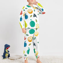 Charger l'image dans la galerie, Pyjama chemise de nuit garçon enfant Jeune deux pièces JTZ personnalisé avec photo logo texte motif (impression d'image unique)