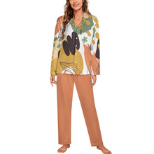 Charger l'image dans la galerie, Pyjama manches longues pour femme 2 pièces loungewear chaud et douillet personnalisé avec photo motif texte (conception une image)