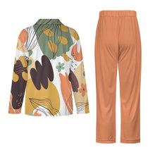 Charger l'image dans la galerie, Pyjama manches longues pour femme 2 pièces loungewear chaud et douillet personnalisé avec photo motif texte (conception une image)