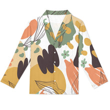 Charger l'image dans la galerie, Pyjama manches longues pour femme 2 pièces loungewear chaud et douillet personnalisé avec photo motif texte (conception une image)