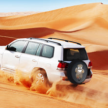 Charger l'image dans la galerie, Housse de pneu en cuir personnalisée avec photo texte logo