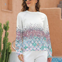 Charger l'image dans la galerie, RH Sweat-Shirts pull col rond raglan femme personnalisé avec photo logo et texte (Conception multi-images)