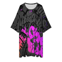 Charger l'image dans la galerie, Robe à manches courtes irrégulière pour femme TQ personnalisé avec photo texte prénom (conception une image)