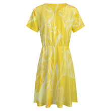 Charger l'image dans la galerie, Robe à manches courtes pour femme LM414 personnalisée avec prénom motif texte