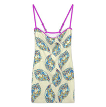 Charger l'image dans la galerie, Robe bustier bustier femme LM450 personnalisée avec prénom motif texte (conception multi-images)