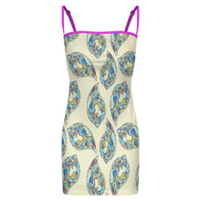 Charger l'image dans la galerie, Robe bustier bustier femme LM450 personnalisée avec prénom motif texte (conception multi-images)