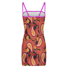 Charger l'image dans la galerie, Robe bustier bustier femme LM450 personnalisée avec prénom motif texte (conception multi-images)