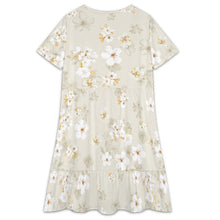 Charger l'image dans la galerie, Robe courte à manches courtes et col en V pour femme LYQ117 personnalisé avec photo texte prénom (conception une image)