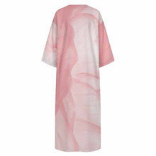 Charger l'image dans la galerie, Robe de chambre style méditerranéen à col en V et manches courtes YKL06 pour femme personnalisé avec photo texte prénom (conception une image)