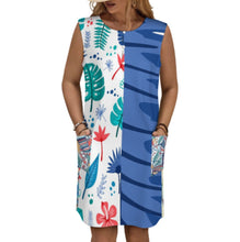 Charger l'image dans la galerie, Robe gilet femme LM456 avec 2 grandes poches personnalisée avec prénom motif texte (conception multi-images)