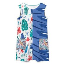 Charger l'image dans la galerie, Robe gilet femme LM456 avec 2 grandes poches personnalisée avec prénom motif texte (conception multi-images)